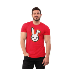 D&B Férfi/Unisex Póló EB00009 Bunny Piros-Méret 5XL férfi póló