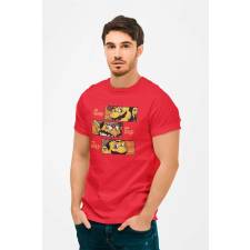 D&B Férfi/Unisex Póló GM00001 SuperMario Piros-Méret M férfi póló