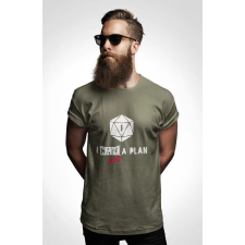 D&B Férfi/Unisex Póló GM00005 Dice Piros-Méret M férfi póló