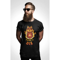  D&B Férfi/Unisex Póló GM00007 Prepera Fekete-Méret 4XL