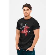  D&B Férfi/Unisex Póló MO00003 MoneyHeist Fekete-Méret 3XL