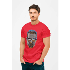  D&B Férfi/Unisex Póló MO00012 BreakingBad Piros-Méret XL
