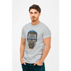  D&B Férfi/Unisex Póló MO00012 BreakingBad Szürke-Méret 5XL