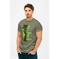  D&B Férfi/Unisex Póló MO00014 BreakingBad Katonai zöld-Méret L