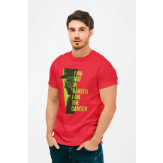  D&B Férfi/Unisex Póló MO00014 BreakingBad Piros-Méret 3XL