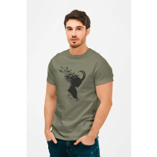 D&B Férfi/Unisex Póló MO00019 Loki Katonai zöld-Méret 2XL férfi póló