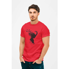 D&B Férfi/Unisex Póló MO00019 Loki Piros-Méret 3XL férfi póló