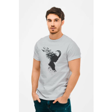 D&B Férfi/Unisex Póló MO00019 Loki Szürke-Méret 5XL férfi póló