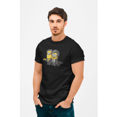  D&B Férfi/Unisex Póló MO00030 Minions Fekete-Méret 3XL