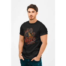  D&B Férfi/Unisex Póló MO00035 Mortal-kombat Fekete-Méret 4XL