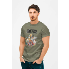 D&B Férfi/Unisex Póló MO00038 OnePiece Katonai zöld-Méret L férfi póló
