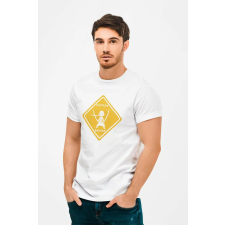 D&B Férfi/Unisex Póló MO00040 OnePiece Fehér-Méret XL férfi póló