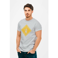 D&B Férfi/Unisex Póló MO00040 OnePiece Szürke-Méret 5XL férfi póló
