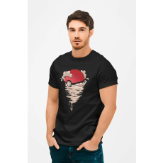  D&B Férfi/Unisex Póló MO00041 Pokemon Fekete-Méret XL