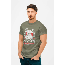 D&B Férfi/Unisex Póló MO00046 ResidentEvil Katonai zöld-Méret 2XL férfi póló