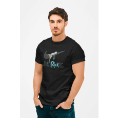  D&B Férfi/Unisex Póló MO00050 RickAndMorty Fekete-Méret 3XL