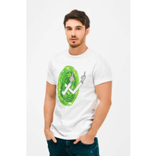 D&B Férfi/Unisex Póló MO00051 RickAndMorty Fehér-Méret L férfi póló