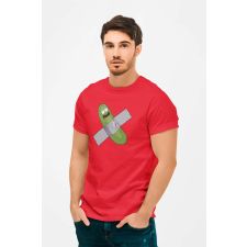 D&B Férfi/Unisex Póló MO00053 RickAndMorty Piros-Méret 5XL férfi póló