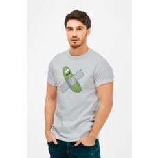  D&B Férfi/Unisex Póló MO00053 RickAndMorty Szürke-Méret 4XL