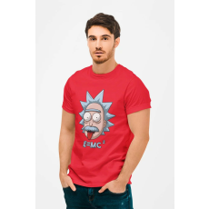  D&B Férfi/Unisex Póló MO00054 RickAndMorty Piros-Méret 5XL