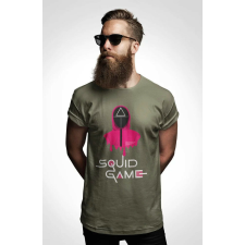 D&B Férfi/Unisex Póló MO00058 Squid Game Piros-Méret 5XL férfi póló
