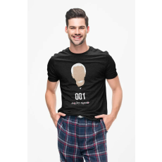  D&B Férfi/Unisex Póló MO00061 Squid Game001 Fekete-Méret M