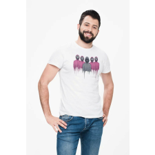 D&B Férfi/Unisex Póló MO00063 Squid Game Fehér-Méret 4XL férfi póló