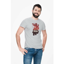 D&B Férfi/Unisex Póló MO00073 Walking Dead Szürke-Méret S férfi póló