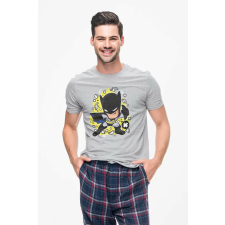 D&B Férfi Unisex Póló PC00004 Batman Szürke-Méret 4XL férfi póló