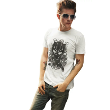 D&B Férfi Unisex Póló PC00005 Fekete Panter Fehér-Méret 4XL férfi póló