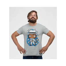  D&B Férfi Unisex Póló PC00019 Michael Jackson Szürke-Méret 3XL