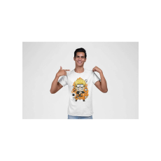  D&B Férfi Unisex Póló PC00021 Naruto Fehér-Méret L