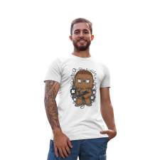 D&B Férfi/Unisex Póló PC00030 Chewbacca Fehér-Méret XL férfi póló