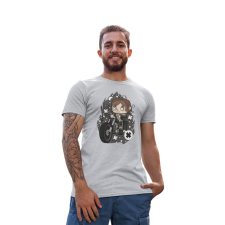  D&amp;B Férfi/Unisex Póló PC00034 Daryl Dixon Szürke-Méret M férfi póló