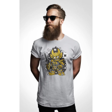  D&B Férfi/Unisex Póló PC00044 Garo-Méret Szürke-Méret S