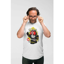 D&B Férfi/Unisex Póló PC00060 Kamen Rider Fehér-Méret 5XL férfi póló