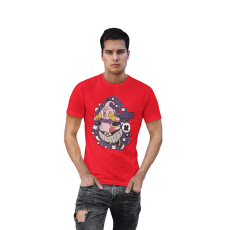  D&B Férfi/Unisex Póló PC00066 MajinBuu Piros-Méret 5XL