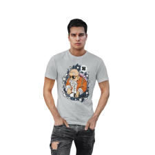 D&B Férfi/Unisex Póló PC00068 Master Roshi Szürke-Méret 4XL férfi póló