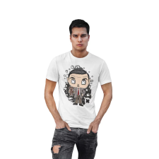  D&amp;B Férfi/Unisex Póló PC00074 Mr Bean Fehér-Méret 5XL férfi póló