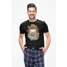 D&B Férfi/Unisex Póló PC00079 Pennywise 2 Fekete-Méret L férfi póló