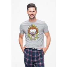 D&B Férfi/Unisex Póló PC00079 Pennywise 2 Szürke-Méret 2XL férfi póló