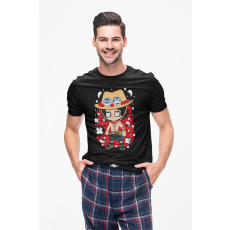  D&B Férfi/Unisex Póló PC00083 Portgas Fekete-Méret S