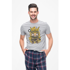 D&B Férfi/Unisex Póló PC00086 Prince Vultan Szürke-Méret 4XL férfi póló