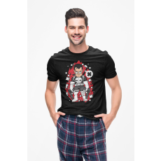  D&B Férfi/Unisex Póló PC00088 Punisher Fekete-Méret L