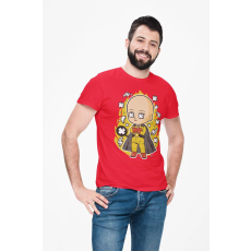  D&B Férfi/Unisex Póló PC00096 Saitama Piros-Méret 4XL