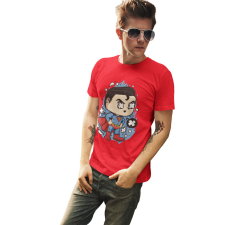 D&B Férfi/Unisex Póló PC00107 Superman Piros-Méret 3XL férfi póló