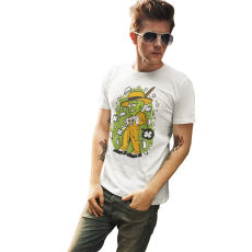  D&B Férfi/Unisex Póló PC00110 The Mask Fehér-Méret 4XL