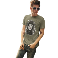 D&B Férfi/Unisex Póló PC00116 Vendetta Katonai zöld-Méret 2XL férfi póló