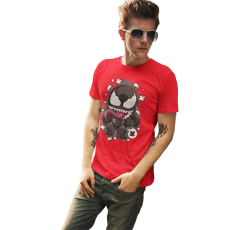  D&B Férfi/Unisex Póló PC00117 Venom Piros-Méret M
