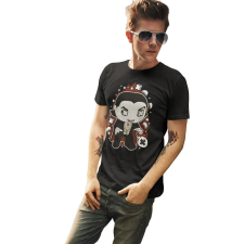 D&B Férfi/Unisex Póló PC00118 Vlad Dracula Fekete-Méret 2XL férfi póló